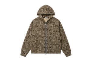 Karakoroo Multi Zip Up Hoodie Leopard Print