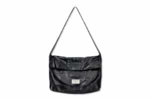 Matin Kim Glossy Light Two Way Bag Black BG011