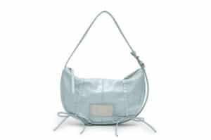 Matin Kim Half Shirring Ribbon Round Bag Sky BG002