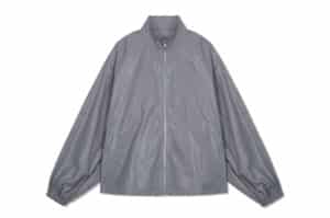 Matin Kim Logo Coating Jumper Dark Grey JP002