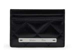 Matin Kim Puff Quilt Card Wallet Black WL006