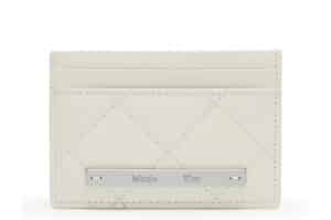 Matin Kim Puff Quilt Card Wallet Ivory WL006