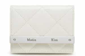 Matin Kim Puff Quilt Wallet Ivory WL004
