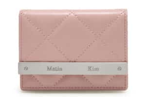 Matin Kim Puff Quilt Wallet Pink WL004