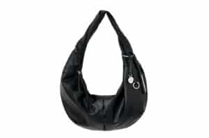 Matin Kim Twist Handle Small Hobo Bag Black BG005