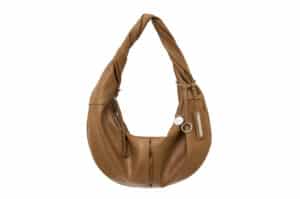Matin Kim Twist Handle Small Hobo Bag Brown BG005