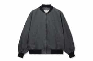 Matin Kim Vintage Washed Back Logo Jumper Charcoal JP307