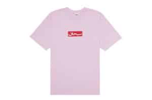 Supreme Arabic Box Logo Tee Light Pink