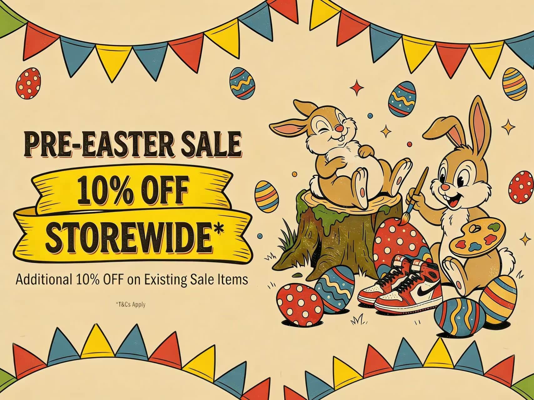 Pre Easter Sale Banner