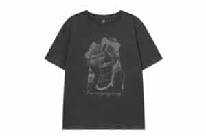 Wondervisitor Rumi Tee Charcoal Grey
