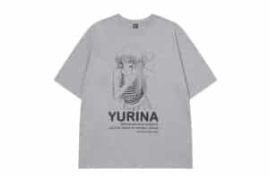 Wondervisitor Yurina Overfit Tee Melange Grey