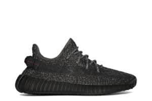 adidas Yeezy Boost 350 V2 'Black Reflective' Front View
