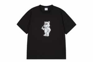 ADLV Basic AC Bear Short Sleeve T-shirt Black