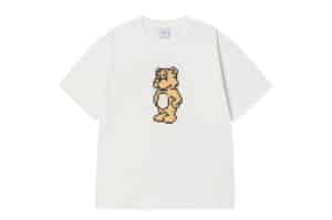 ADLV Block AC Bear Short Sleeve Tee Cream