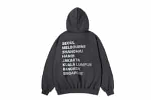 ADLV Dust Blur Effect Hoodie Charcoal