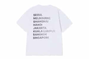 ADLV Dust Blur Effect Short Sleeve T-shirt White