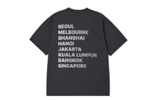 ADLV Dust Blur Effect Short Sleeve Tee Charcoal