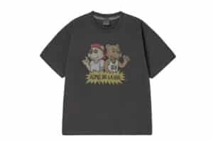 ADLV Rock And Roll AC Bear Pigment Short Sleeve Tee Charcoal
