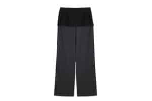 CERRIC Skirt Layered Sweatpants Black