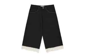 Coyseio Knit Lace Pants Black