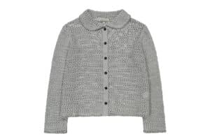 Coyseio Net Knit Cardigan Grey