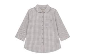 Coyseio Round Collar Capri Shirt Ash Pink