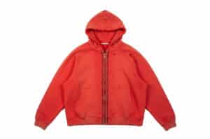 Karakoroo Multi Zip Up Hoodie Red