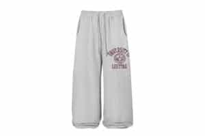 Lost Tag Campus Baggy Sweatpants Grey
