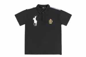 Lost Tag Rabbit Girl Polo Shirts Black