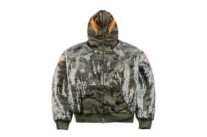 Lost Tag Sequined Wrestler Style Jacket Camo