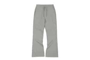 Low Classic Fleece Lined Boot Cut Sweatpants Melange Grey