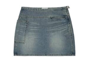 Low Classic Pocket Denim Skirt Blue