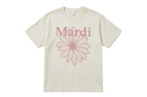 Mardi Mercredi Flowermardi Slim Tee Cream Indipink