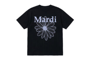 Mardi Mercredi Flowermardi Tee Black Light Purple