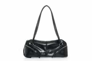 Matin Kim Curve Zip Baguette Bag Black BG003