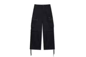 Matin Kim Detachable Cargo Pants Black PT002