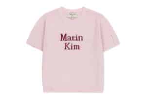 Matin Kim Half Sleeve Logo Pullover Pink PO007