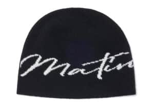 Matin Kim Matin Logo Script Beanie Black BN001