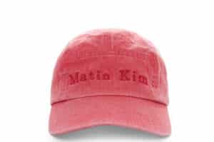 Matin Kim Matin Washed Camp Cap Red HT005