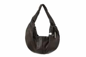 Matin Kim Twist Handle Large Hobo Bag Dark Brown BG006