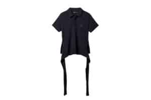 OPEN YY Trim Polo Tee Charcoal