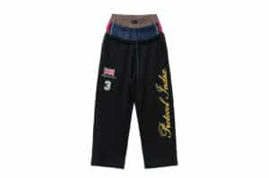 Protocol Index 3 Layered Sweat Pants Black Front View