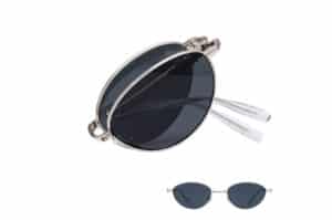 Reclow Stainless Steel Epoca F Folder Sunglasses Black