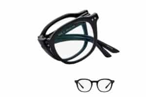 Reclow Zehe Folder Blue Light Glasses Black