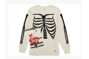 Supreme Hanes Bones Thermal Crew Natural (1 Pack) (FW25)