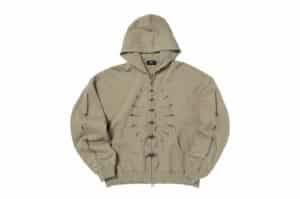 Thug Club Ribcage Zip Up Hoodie Brown