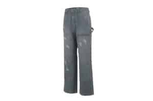 Tiesake Distressed Vintage Cargo Pants Grey