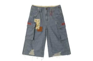 Tiesake Patchwork Chef Pants Blue