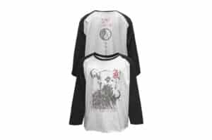 Tiesake Yin Yang Vintage Long Sleeve Tee White