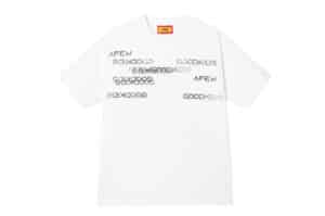 A Few Good Kids 26SS Irregular Letter Tee White